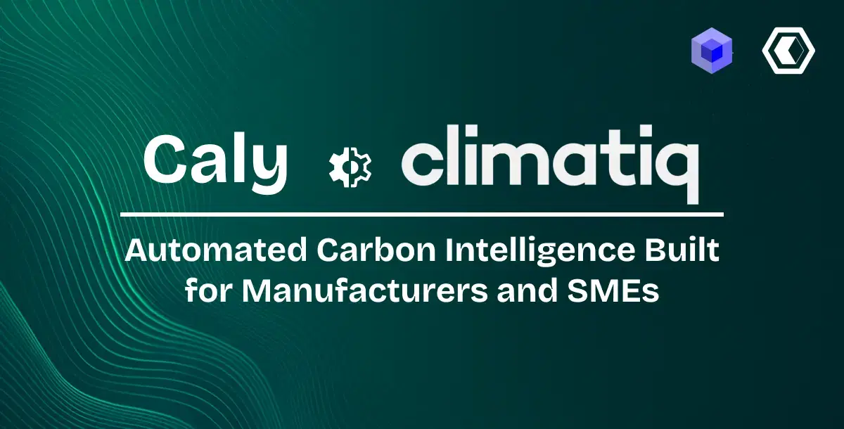 Thumbnail for Caly AI & Climatiq: Automated Carbon Intelligence for Manufacturers & SMEs