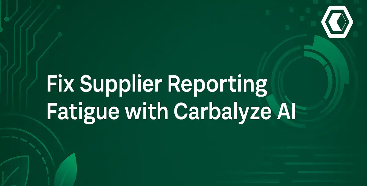 Thumbnail for Suppliers Are Drowning in Data Requests — Here’s the Fix