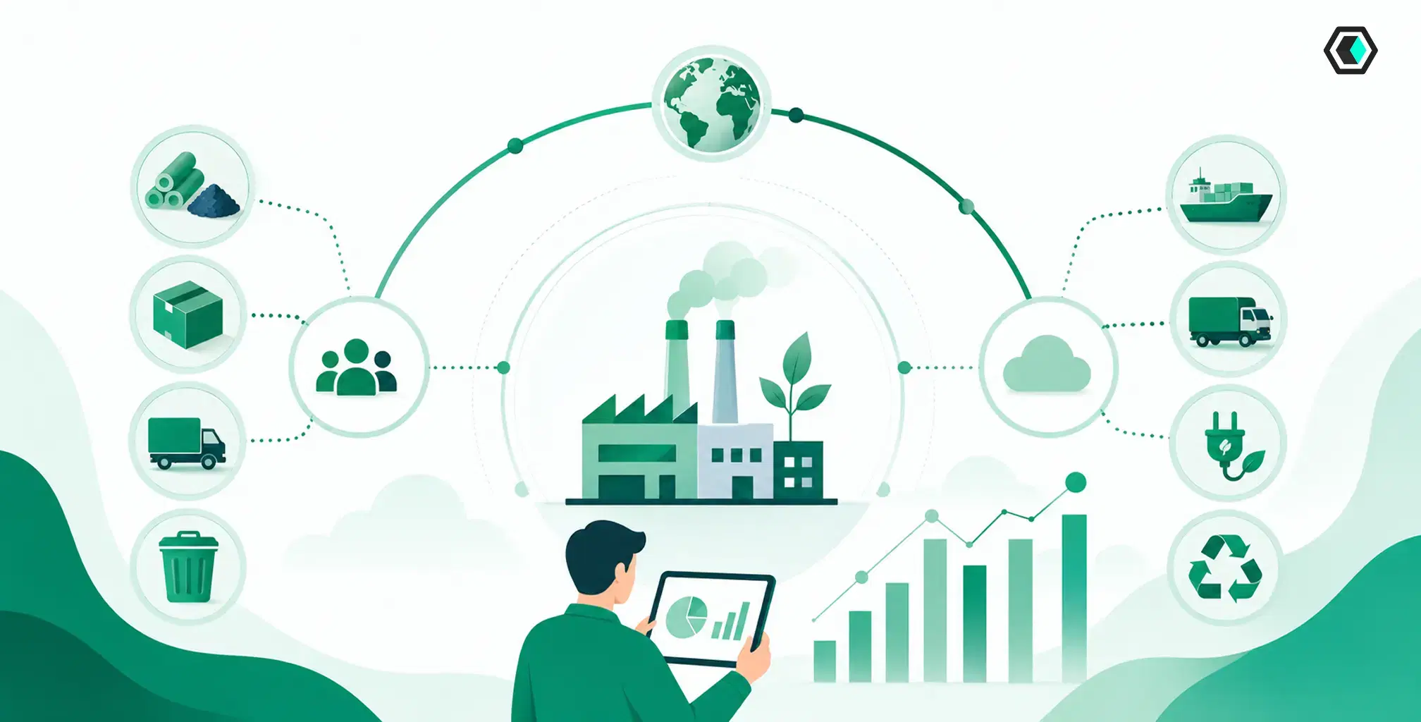 Thumbnail for Guide du reporting Scope 3 pour les fabricants : comment obtenir des données fiables